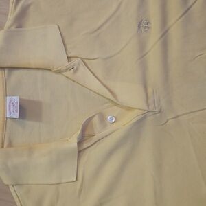 Brooks Brothers Soft Yellow Cotton Polo